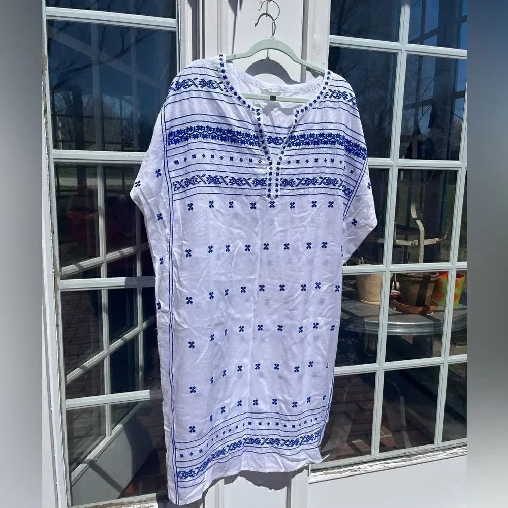 Lucky Brand Embroidered Tunic Dress